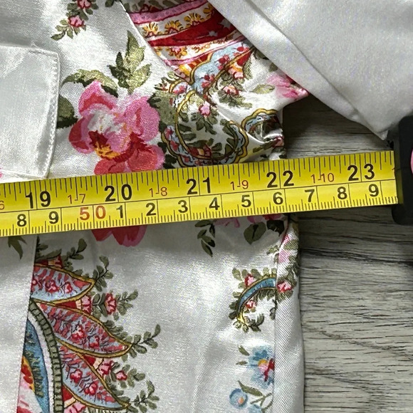 Kathryn Floral Button Night Shirt Sz M - Picture 7 of 9